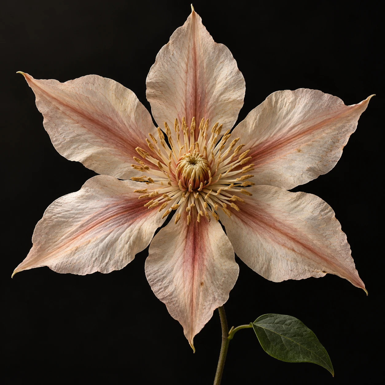An open flower, a botanical study from my website